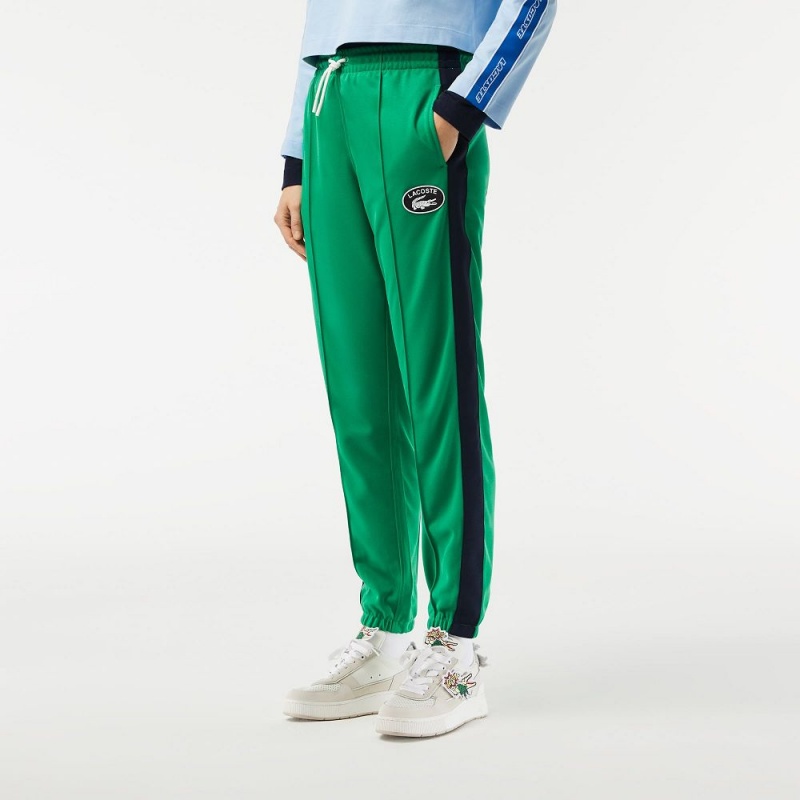 Women's Lacoste Mini Piqué Sweatpants Green | YDG059716