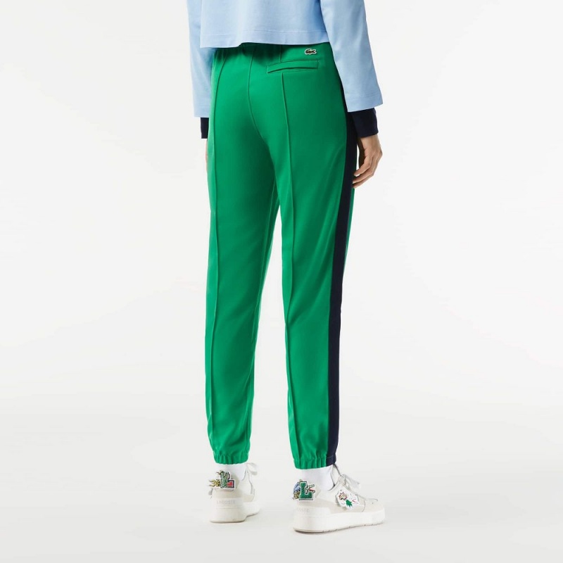 Women's Lacoste Mini Piqué Sweatpants Green | YDG059716