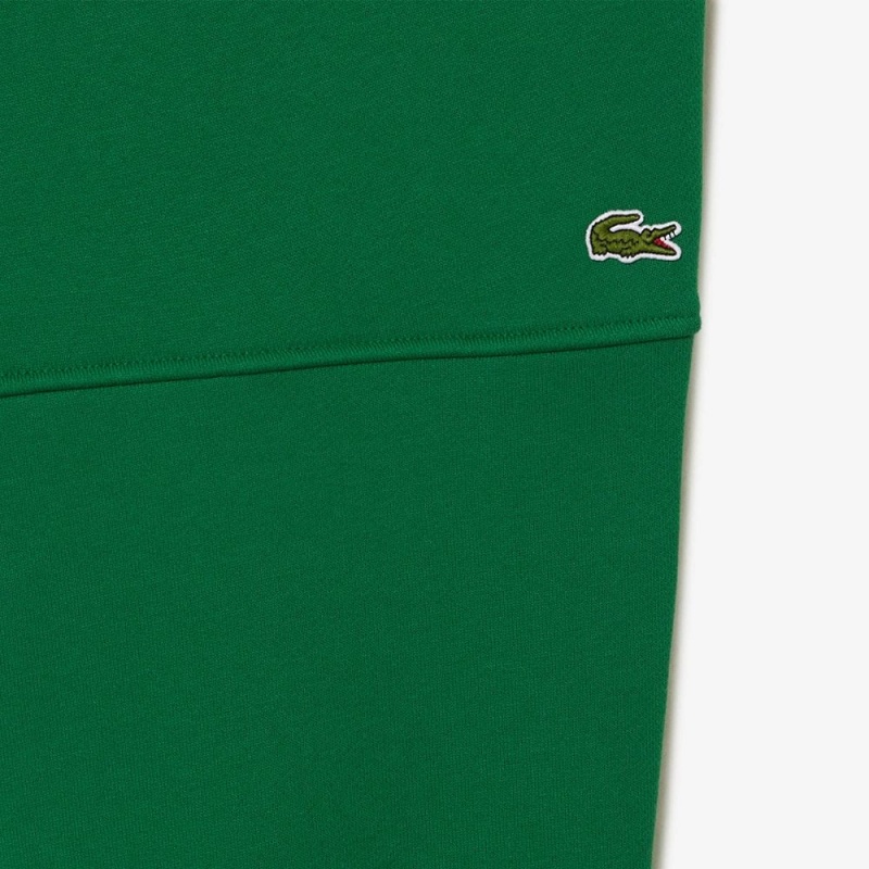 Women's Lacoste Organic Cotton Fleece Sweatpants Rocket Green | CBH469350