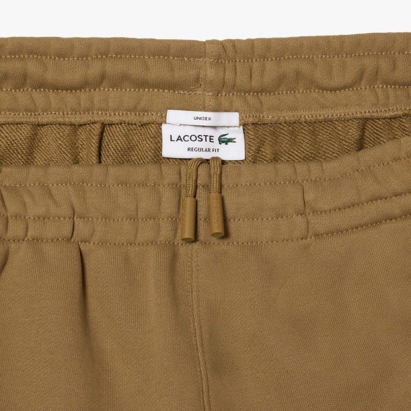 Women's Lacoste Organic Cotton Fleece Sweatpants Brown | PRK720836