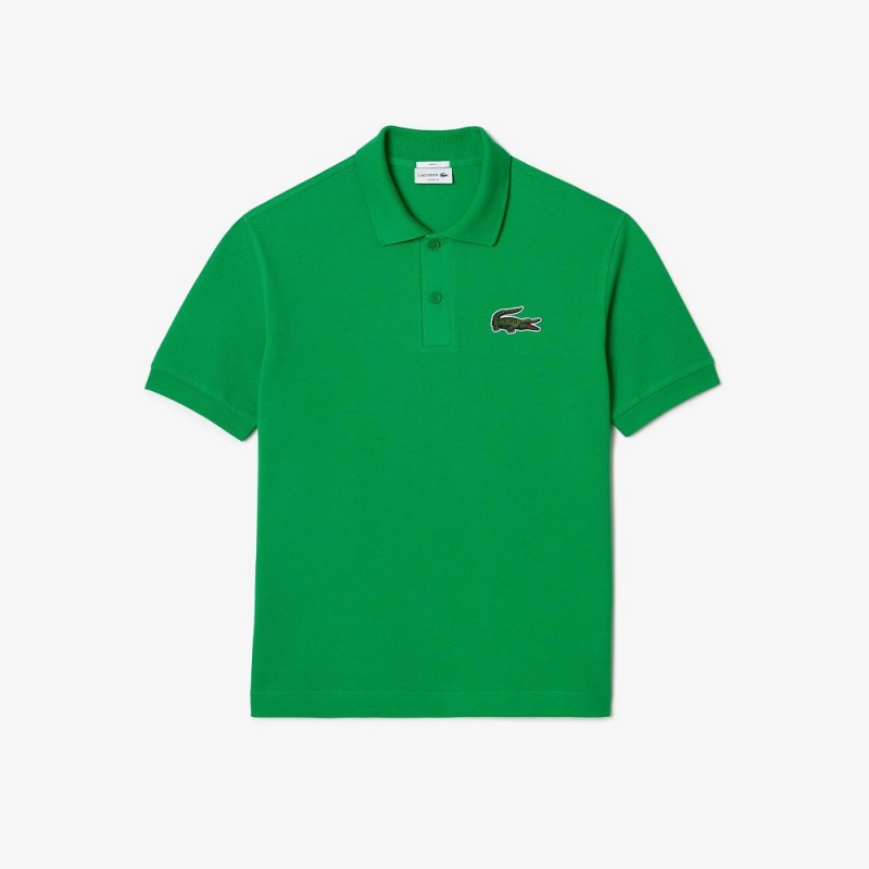 Women's Lacoste Original L.12.12 Loose Fit 80's Croc Polo Shirts Green | UIK048635