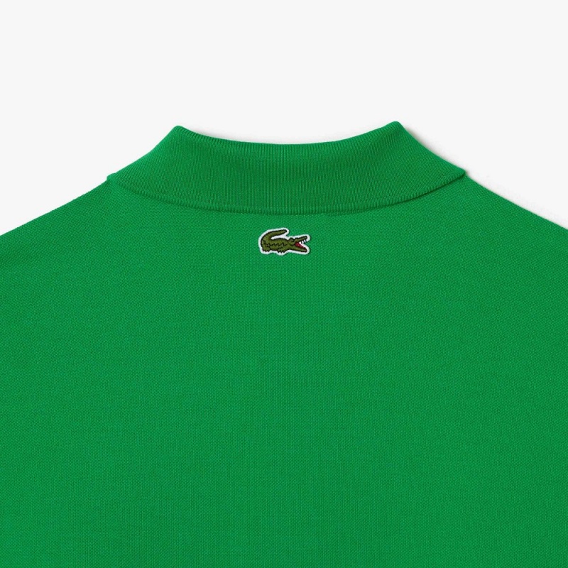 Women's Lacoste Original L.12.12 Loose Fit 80's Croc Polo Shirts Green | UIK048635