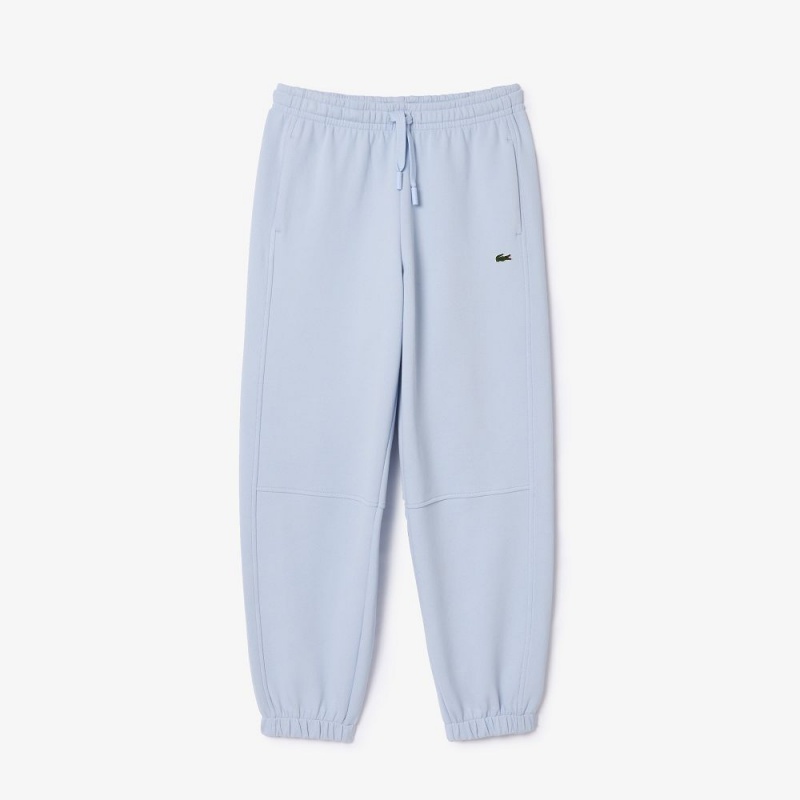 Women's Lacoste Piqué Sweatpants Phoenix blue | IRZ275390