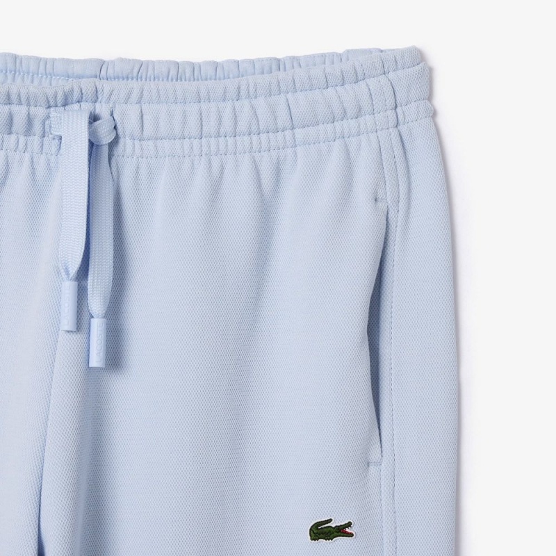 Women's Lacoste Piqué Sweatpants Phoenix blue | IRZ275390