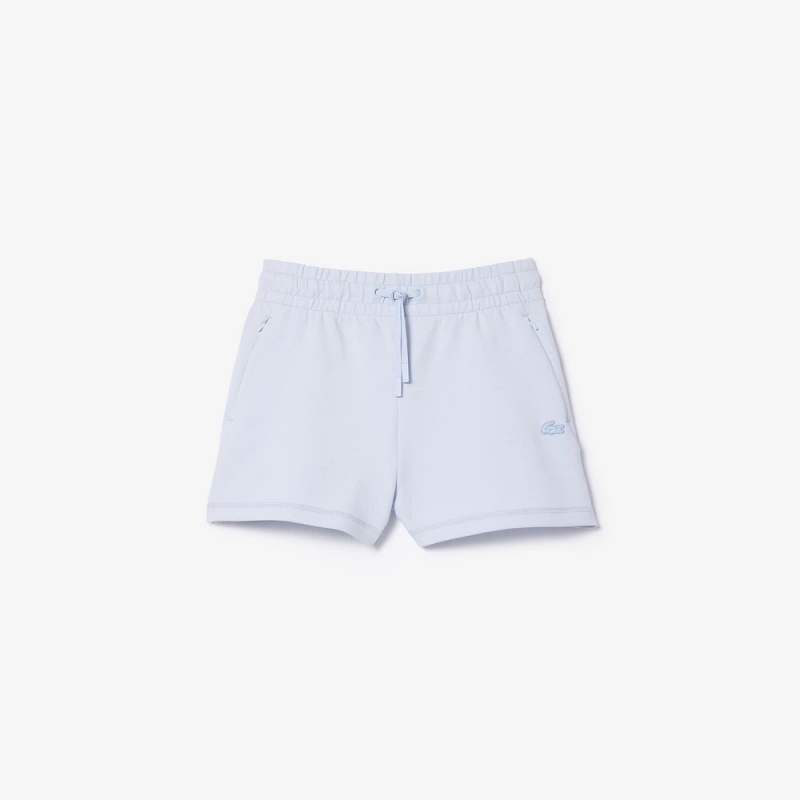 Women's Lacoste Plain Shorts Phoenix blue | JZH507612