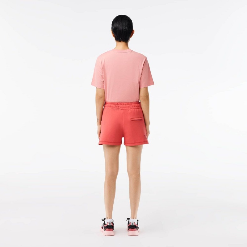 Women's Lacoste Plain Shorts Pink | QWP358176