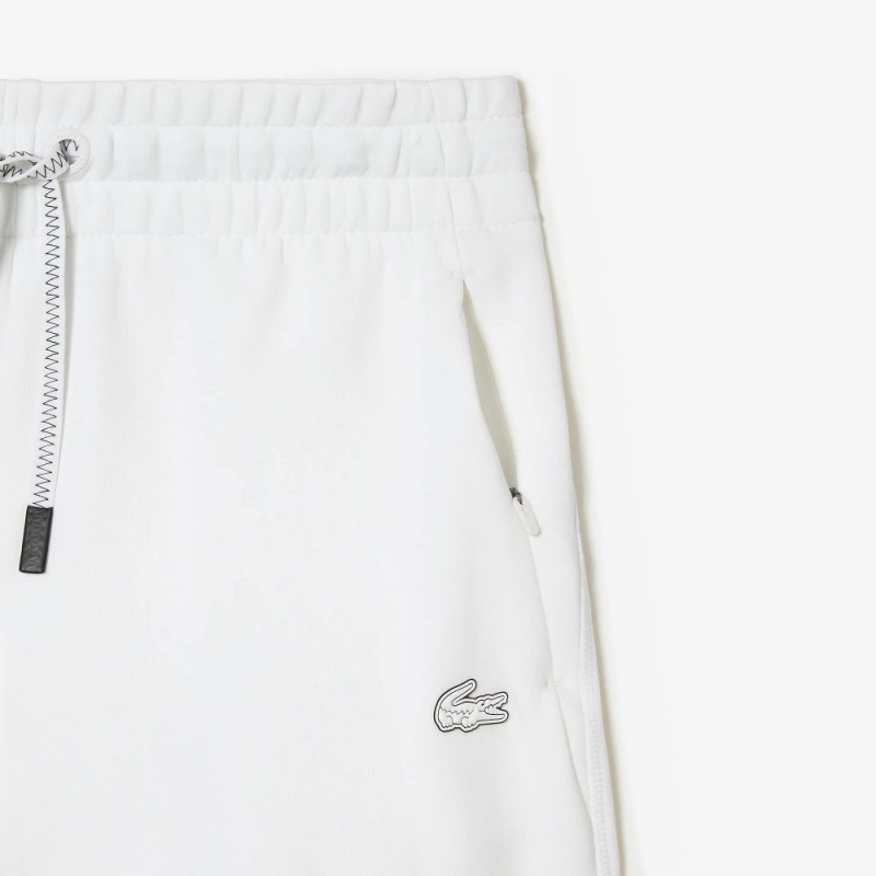 Women's Lacoste Plain Shorts White | TQY036824