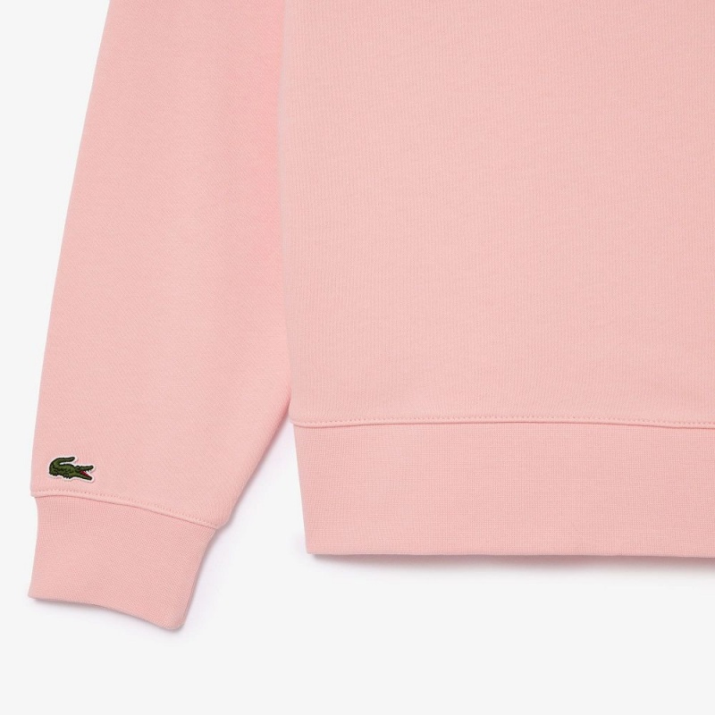 Women's Lacoste Printed Hoodie Waterlily Pink | GSV801654