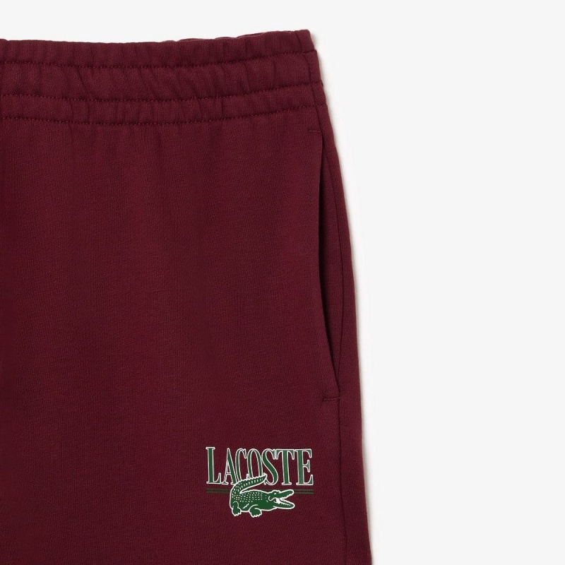 Women's Lacoste Printed Sweatpants Bordeaux | ATX703524