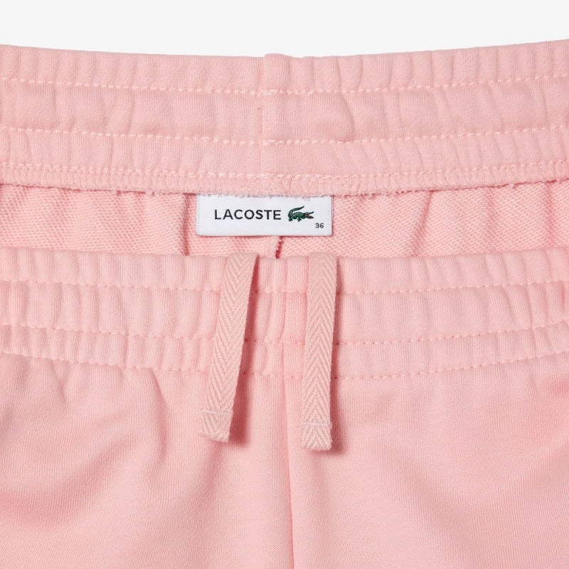 Women's Lacoste Printed Sweatpants Waterlily Pink | JFG985042