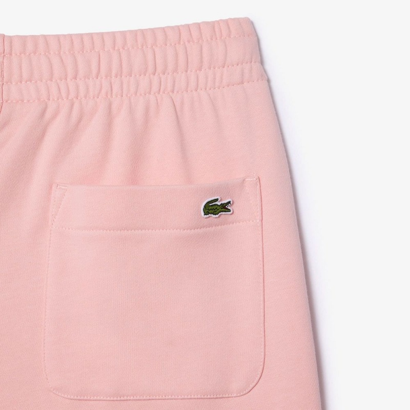 Women's Lacoste Printed Sweatpants Waterlily Pink | JFG985042