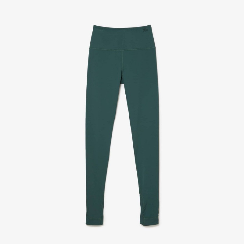 Women's Lacoste Stirrup Leggings Green | VBK805613