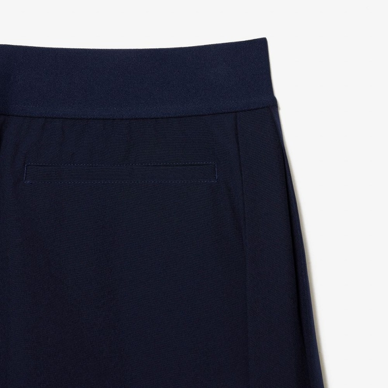 Women's Lacoste Ultra-Dry Golf Skirt Navy Blue | LRC531846