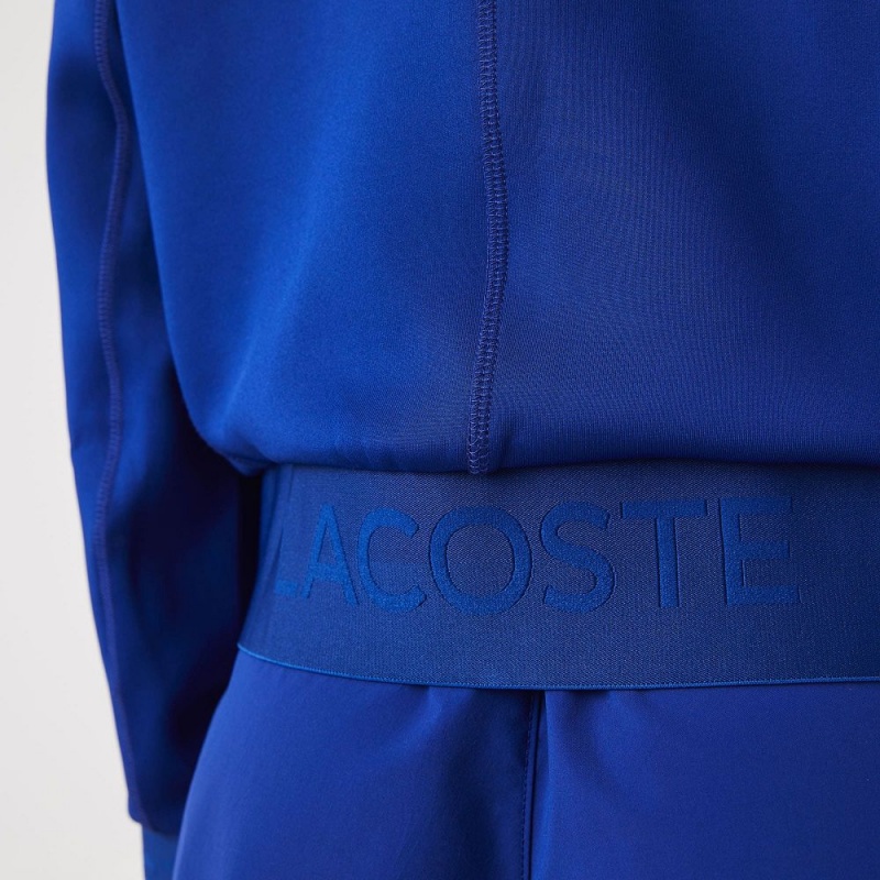 Women's Lacoste Zip-Up Bomber Jackets Blue | MCI576130